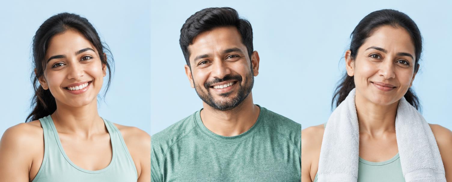 Three FitCoach members